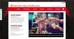 Desktop Screenshot of narodni-dum.cz